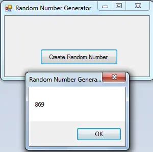 random number generator vb.net|Random Number Generator using VB.NET .